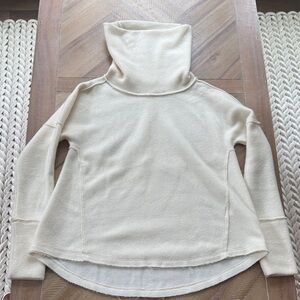 dylan Cream Turtle Neck Soft Sweater